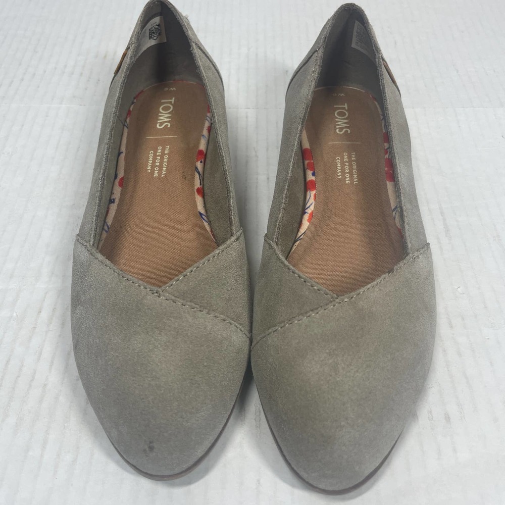 Toms Womens‎ Julie Flats Desert Taupe Size 6 M
